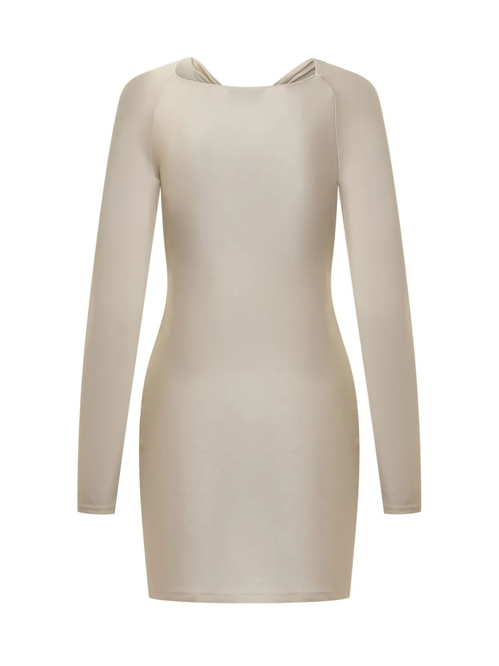 Twist Detailed Cut-Out Dress