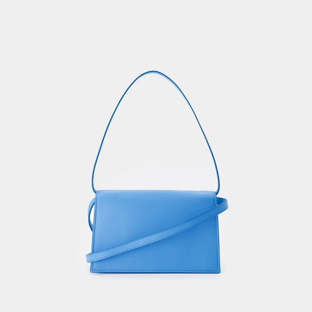 Logo Plaque Mini Folder Shoulder Bag