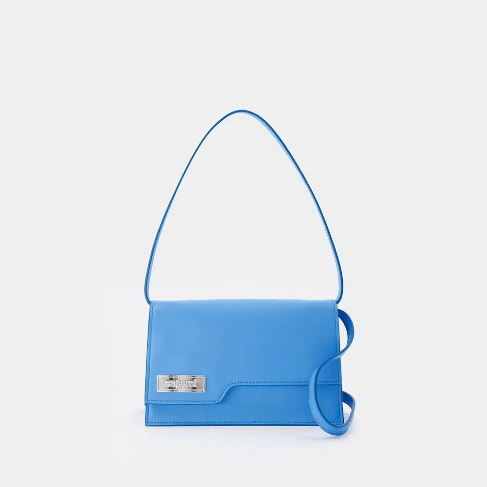 Logo Plaque Mini Folder Shoulder Bag