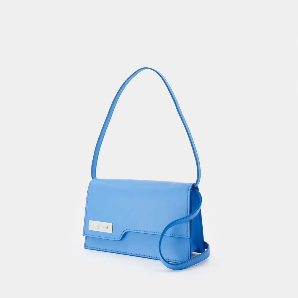 Logo Plaque Mini Folder Shoulder Bag