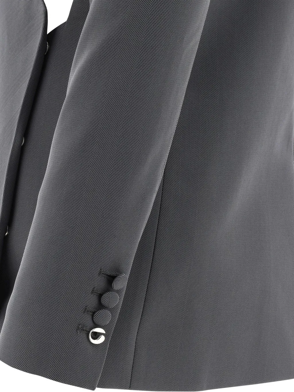 Twisted Cut Out Tailored Jacket