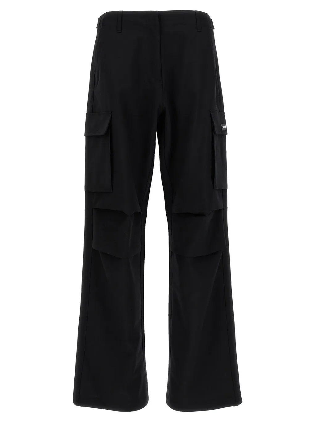 Wide-Leg Cargo Pants