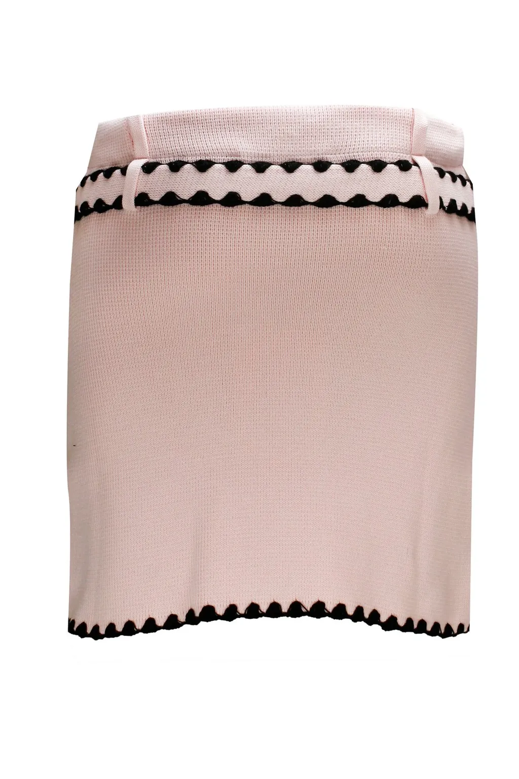 Belted High-Waisted Mini Skirt