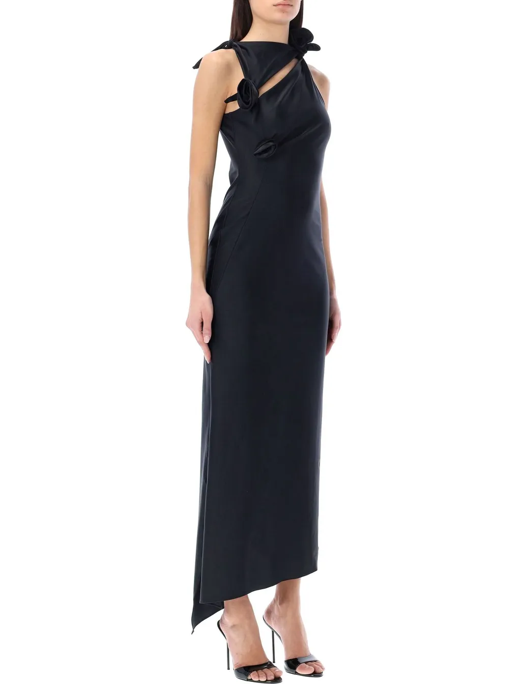 Asymmetric Flower Gown