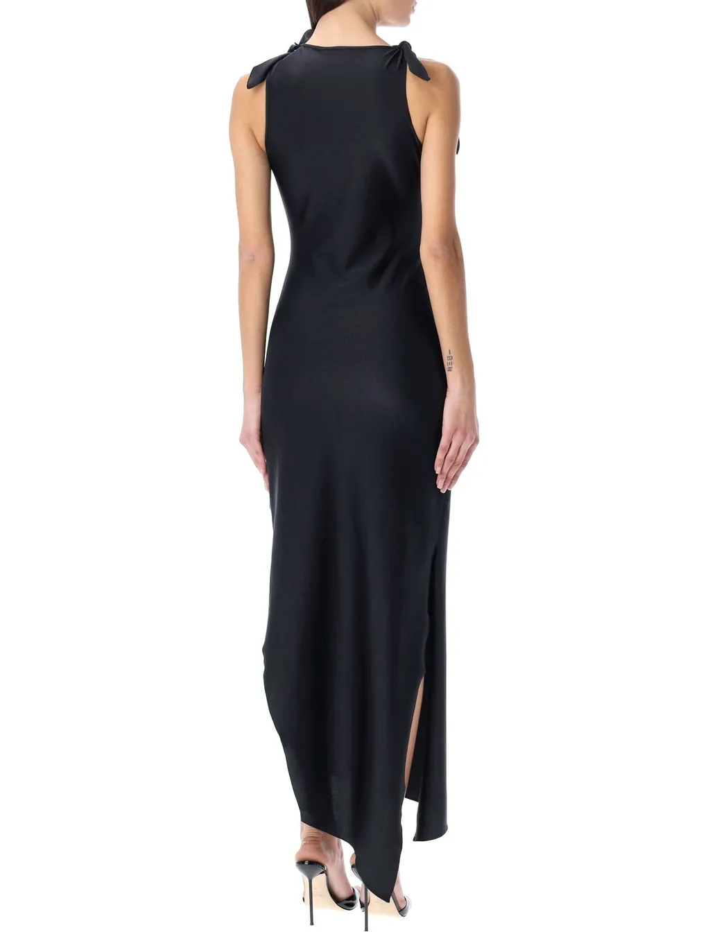 Asymmetric Flower Gown