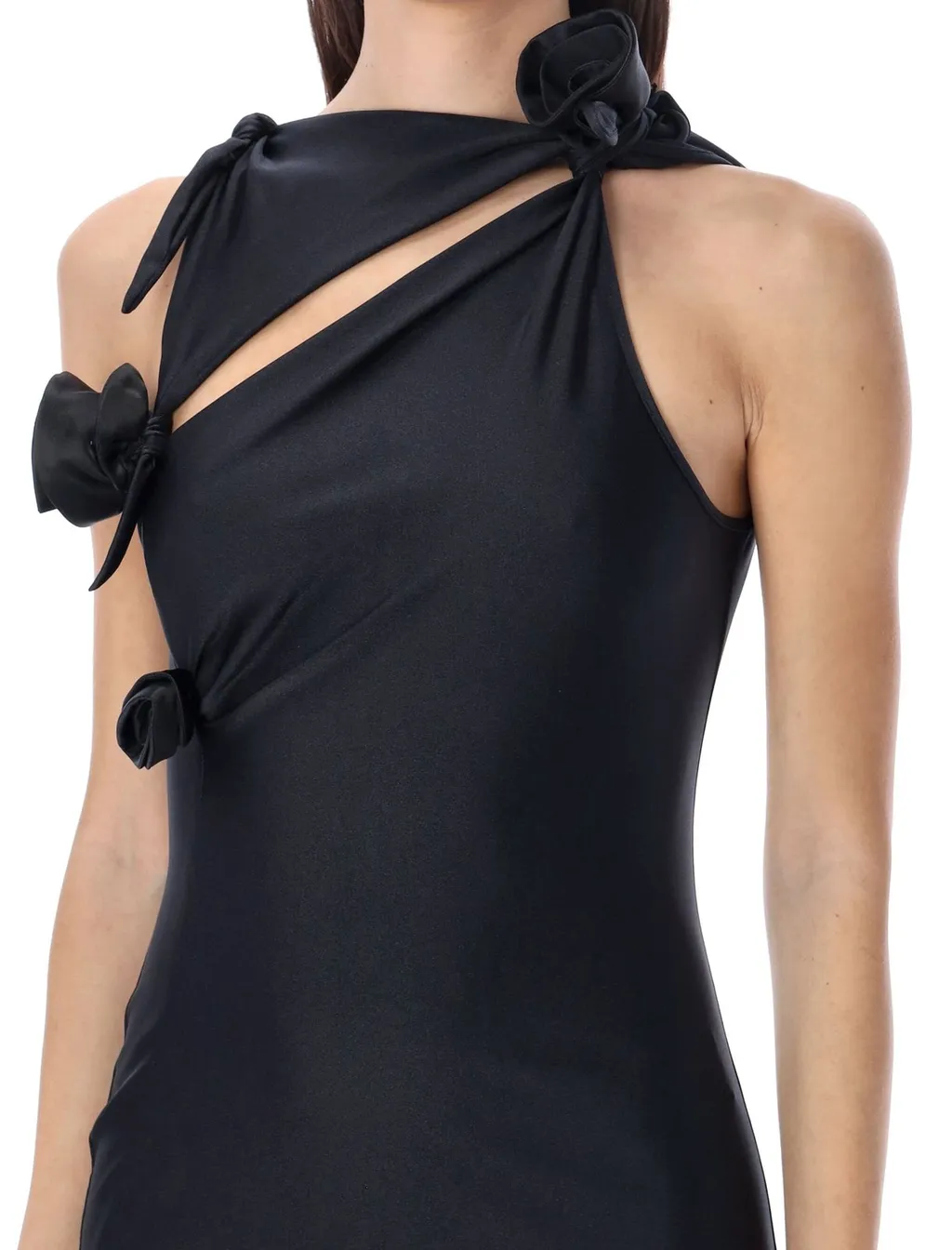Asymmetric Flower Gown
