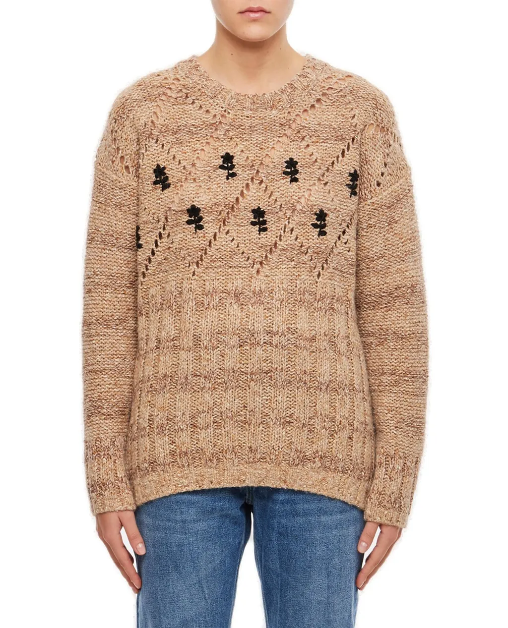 Antonio Floral Embroidered Sweater