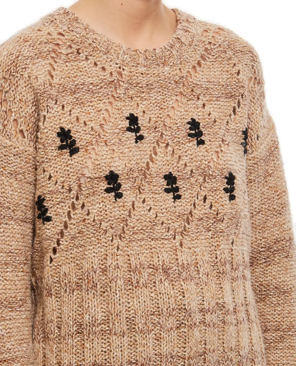Antonio Floral Embroidered Sweater