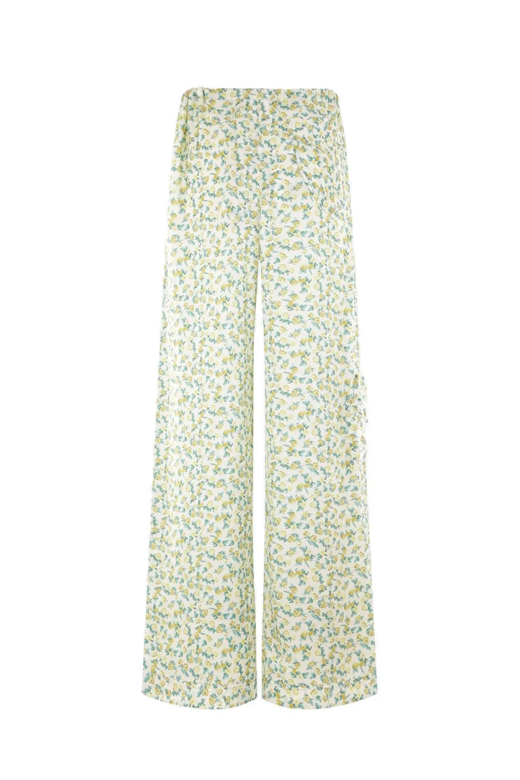 Floral Printed Drawstring Trousers