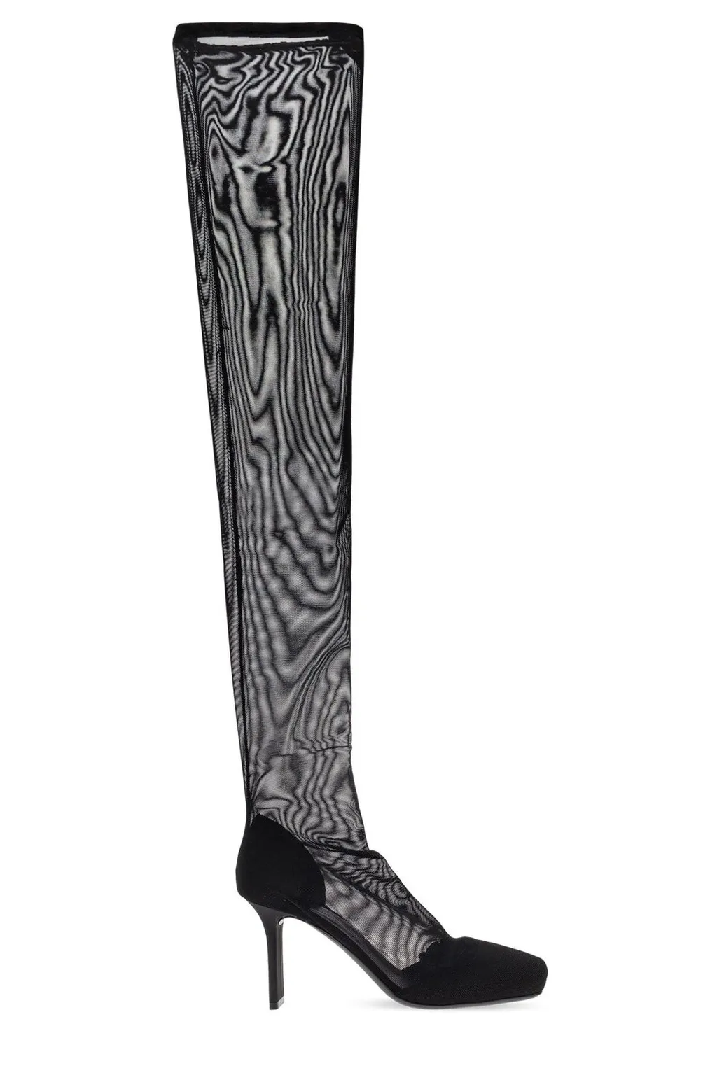 Over-The-Knee Mesh Boots