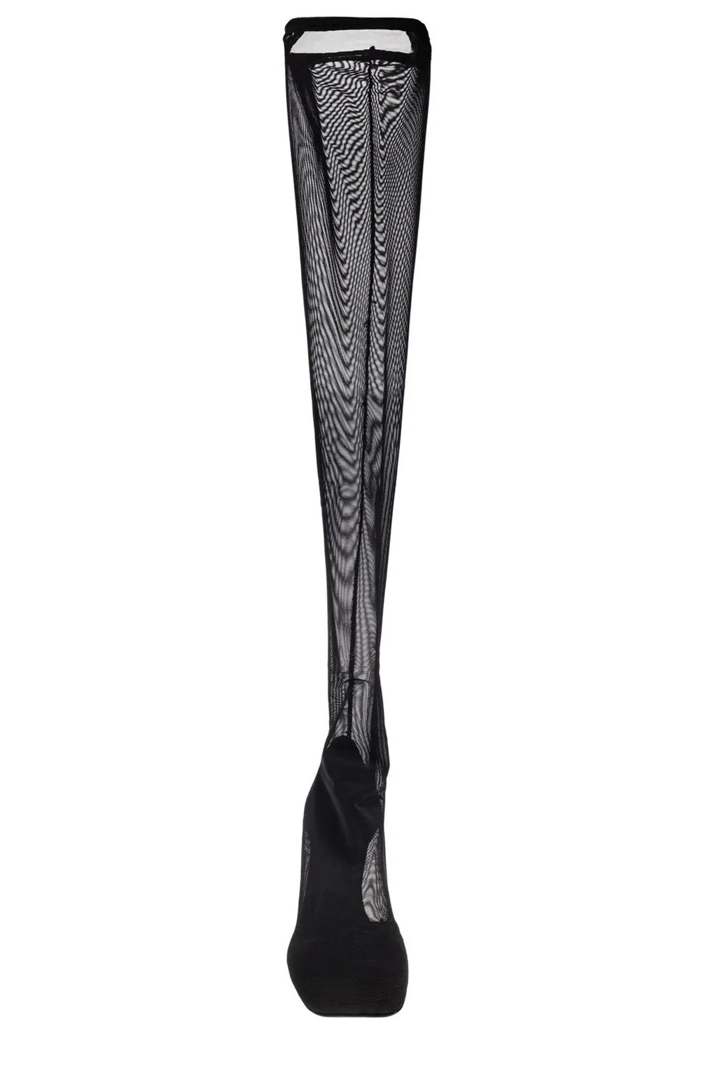 Over-The-Knee Mesh Boots