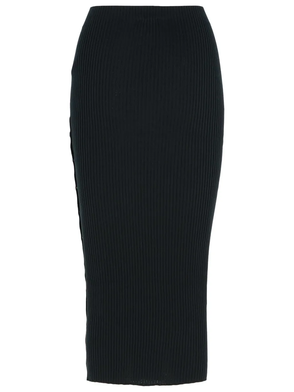 Logo Embroidered Knitted Skirt