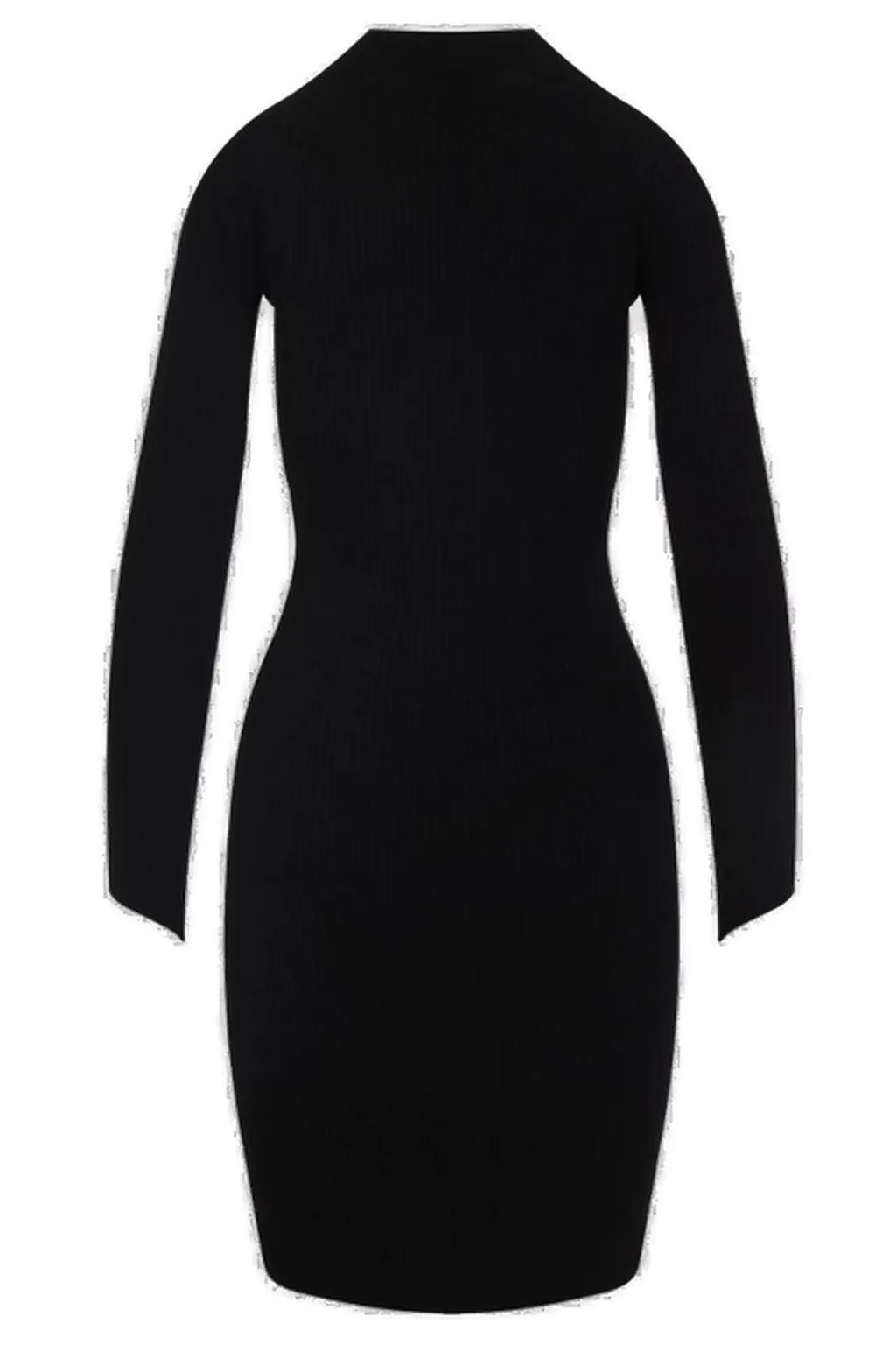 Logo Embroidered Knitted Dress