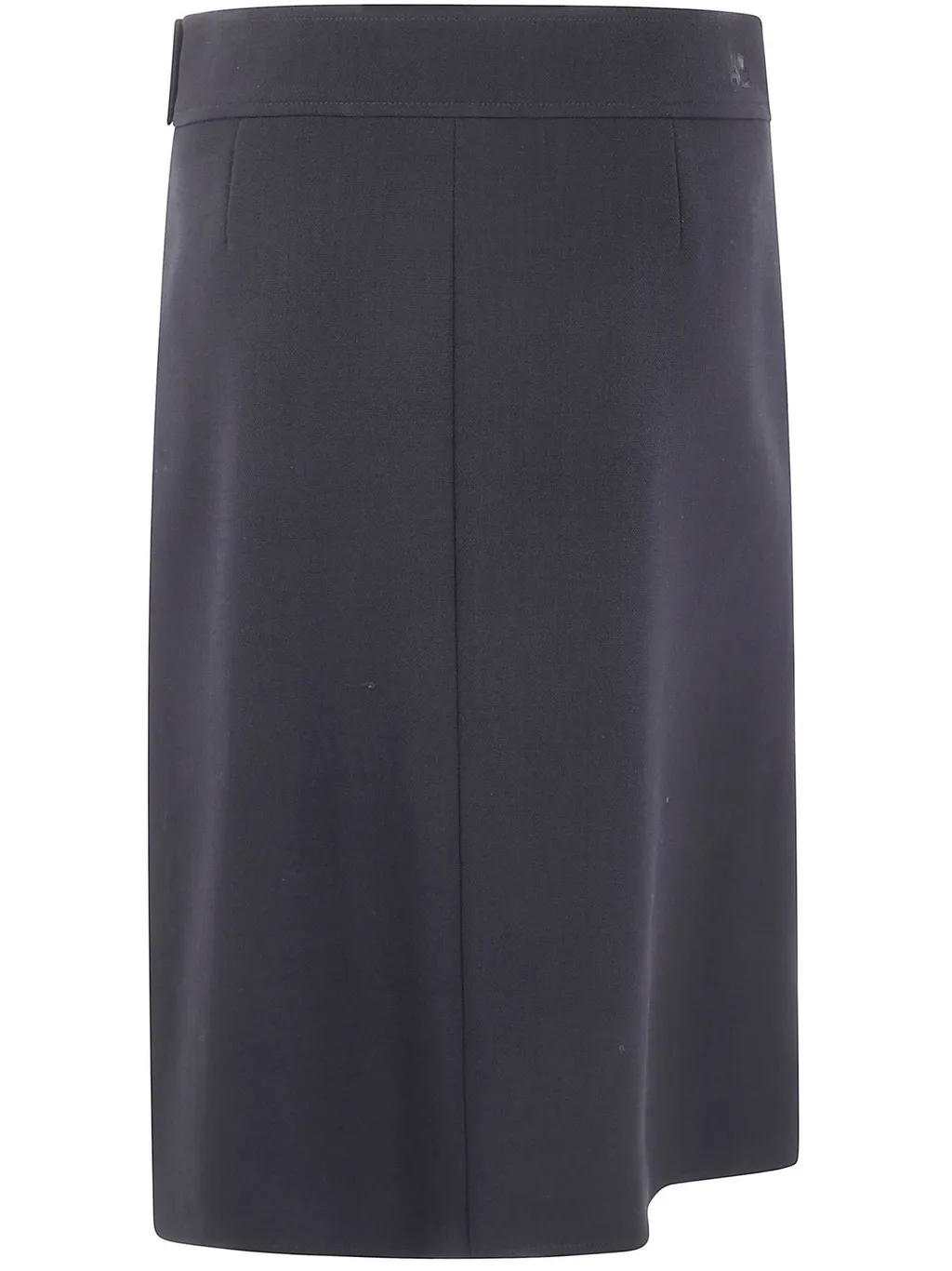 Zipped Heritage Crepe Skirt