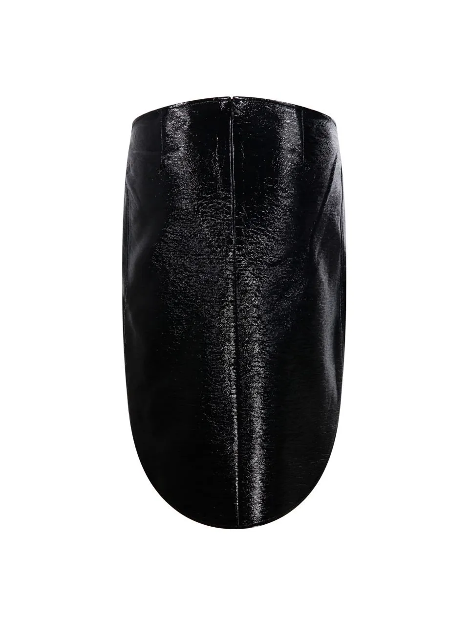 Circle Vinyl Midi Skirt