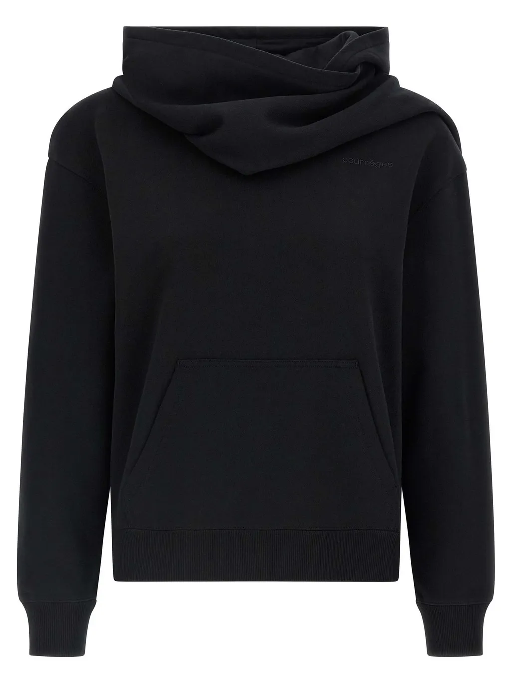 Asymmetric Neck Sweatshirt