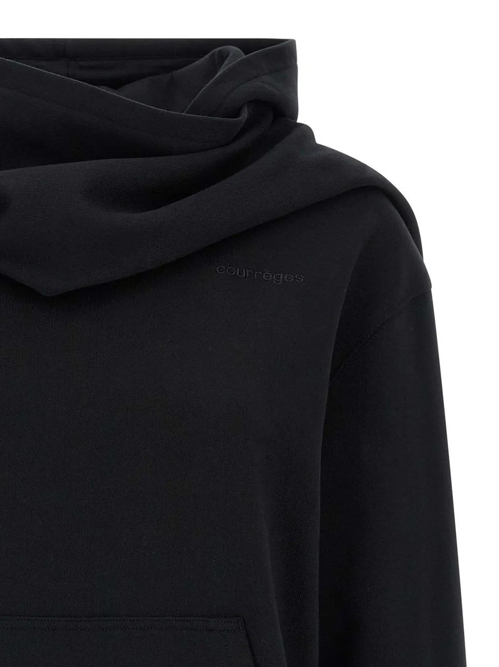 Asymmetric Neck Sweatshirt