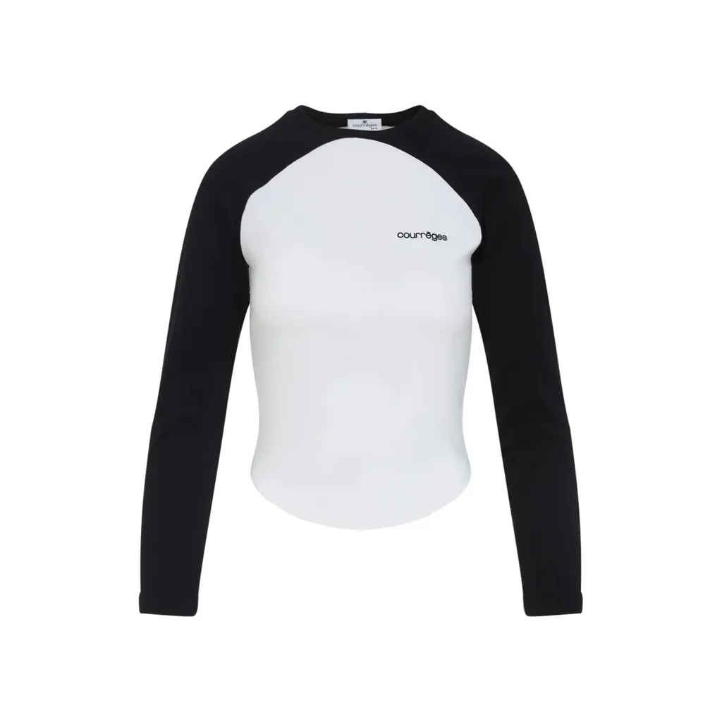 Logo Embroidered Long-Sleeved T-Shirt