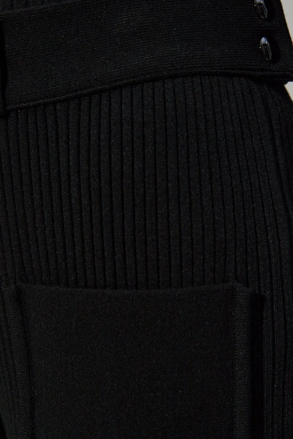 Mid-Rise Flared Trousers