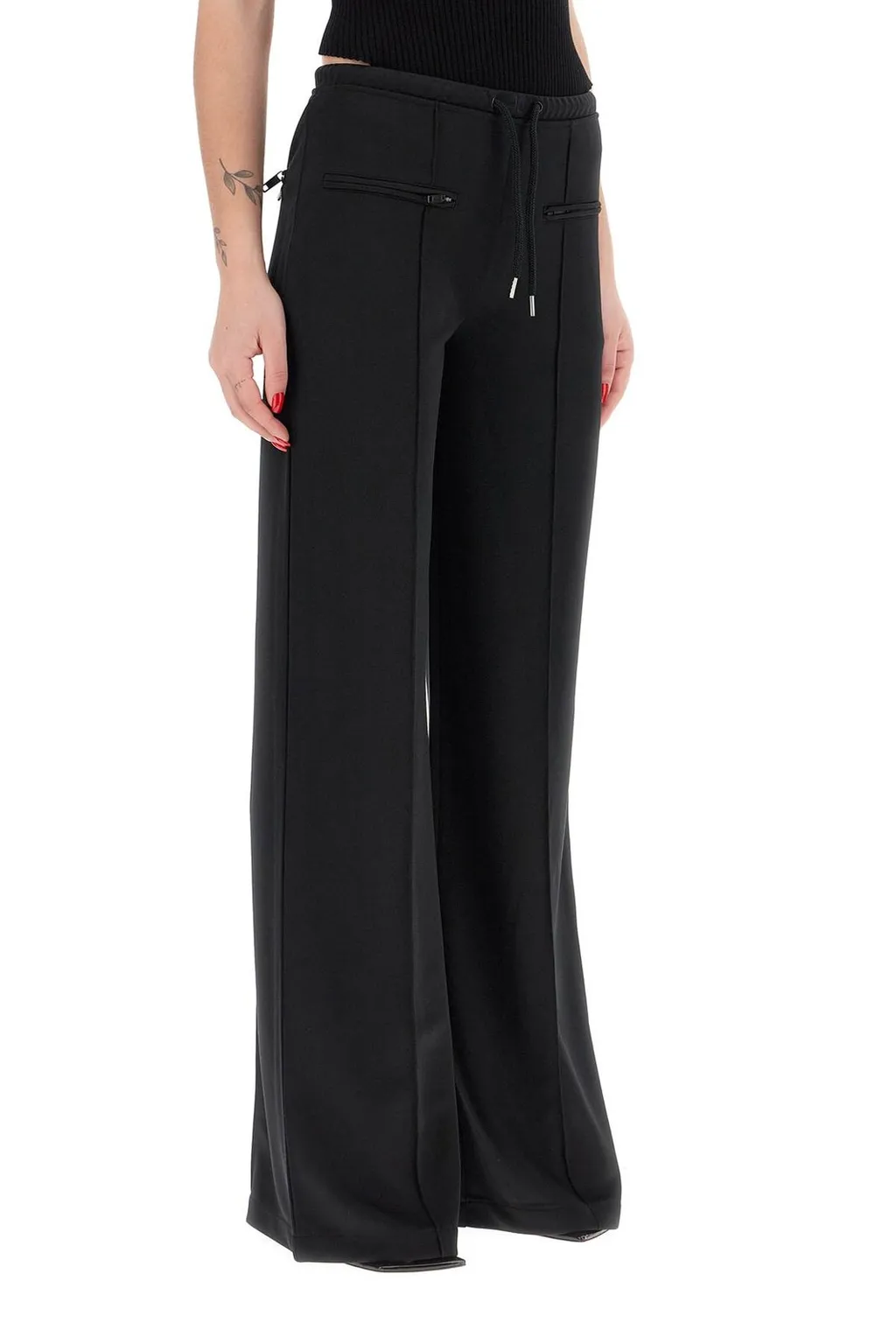 Drawstring Straight Leg Pants