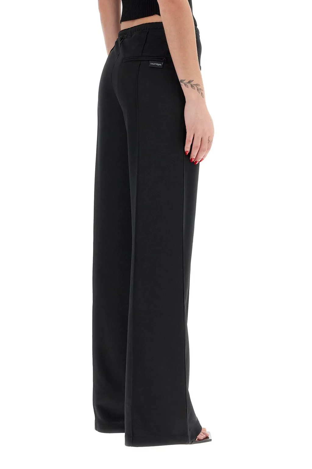 Drawstring Straight Leg Pants