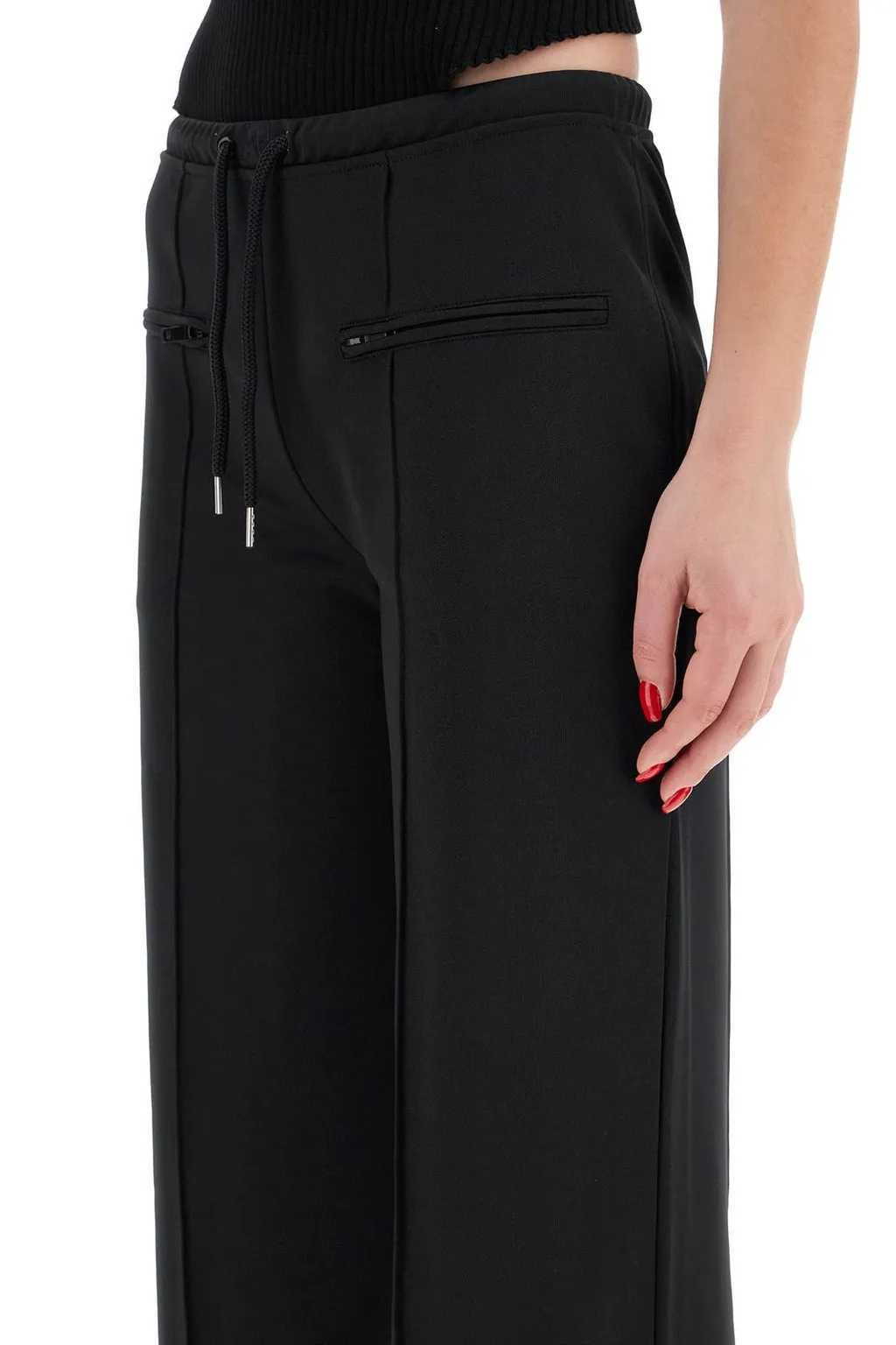 Drawstring Straight Leg Pants