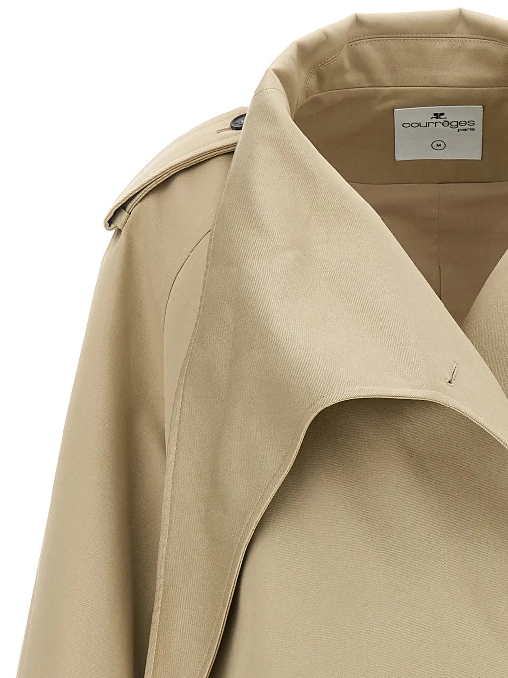 Button-Up Long Trench Coat