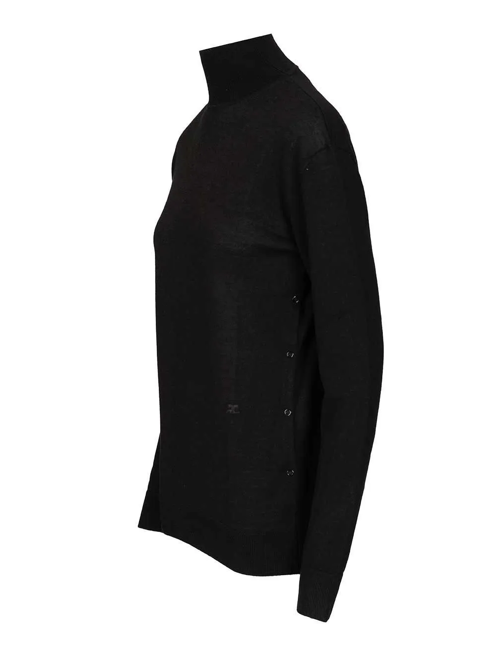 Off Shoulder Mockneck Top