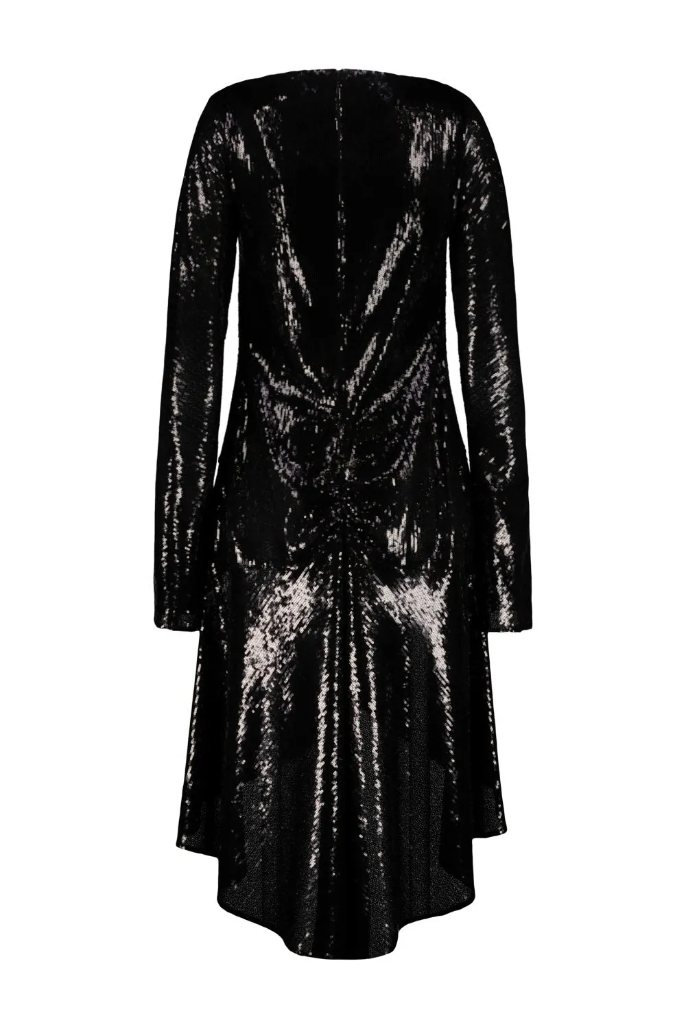 Zipped Ellipse Glitter Dress