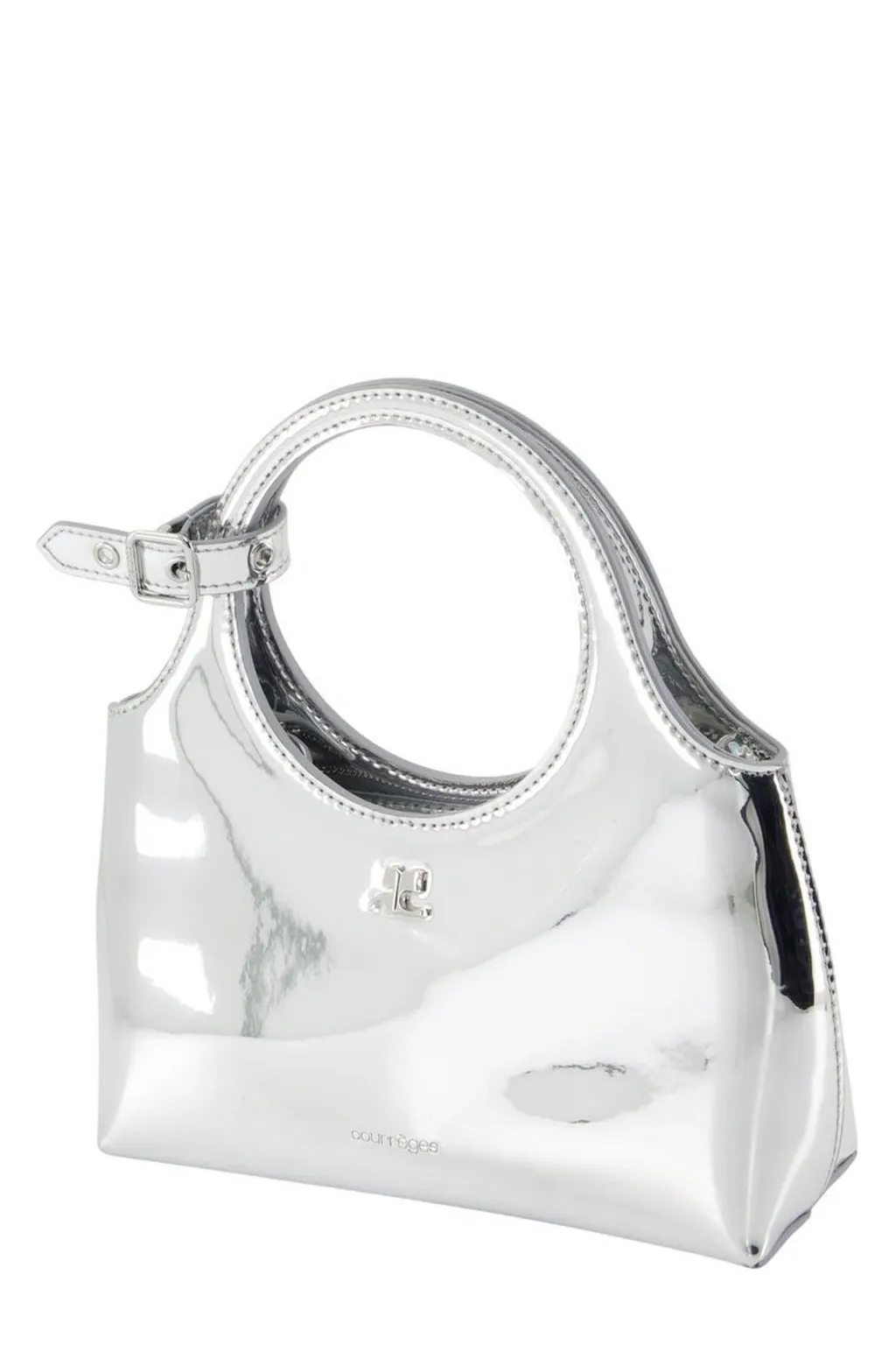 Mini Holy Logo Embossed Shoulder Bag