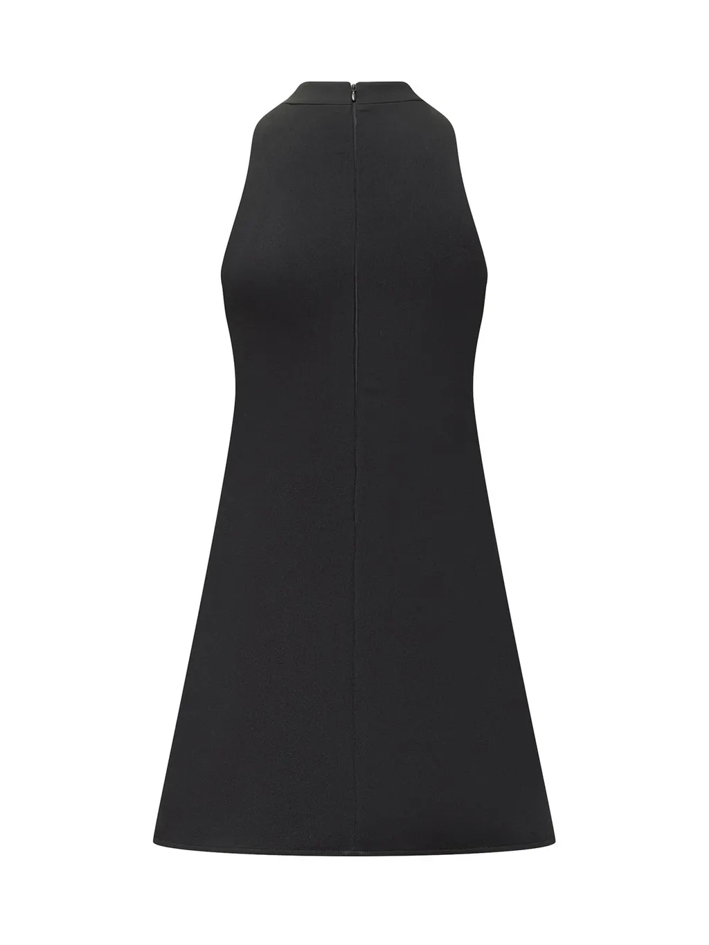Sleeveless Twill A-Line Dress