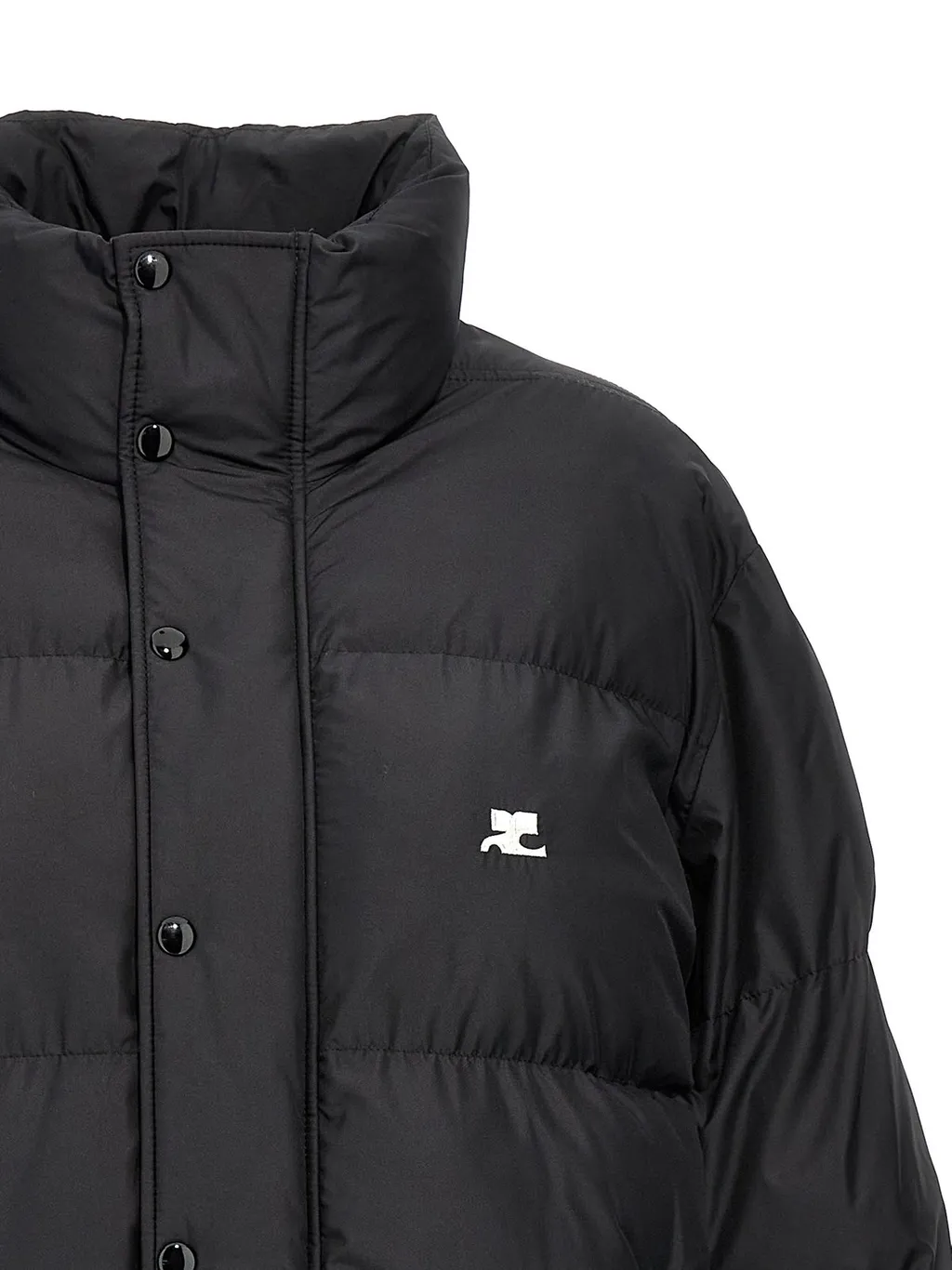 Logo Embroidered Puffer Jacket