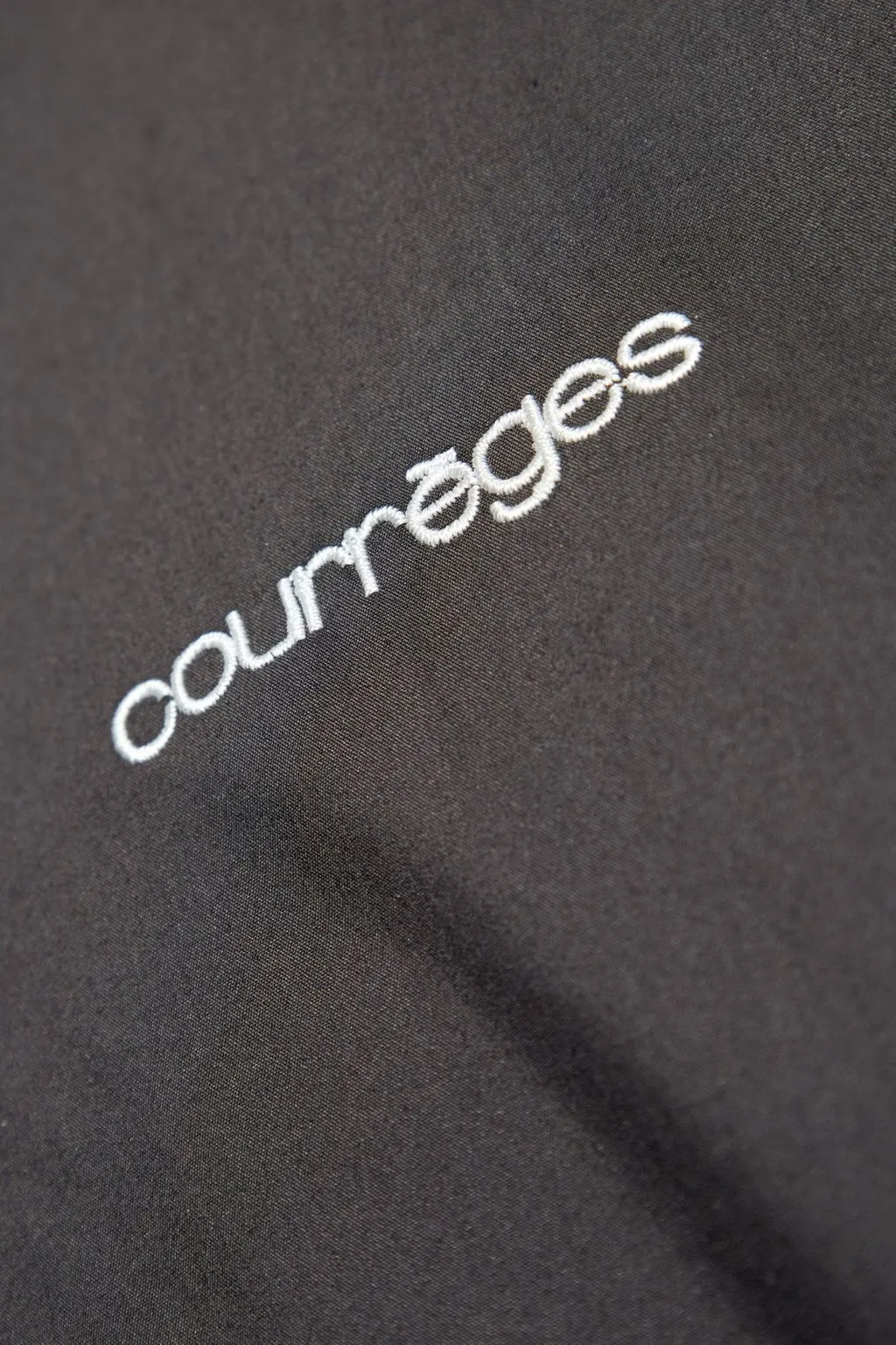 Logo Embroidered Zipped Jacket