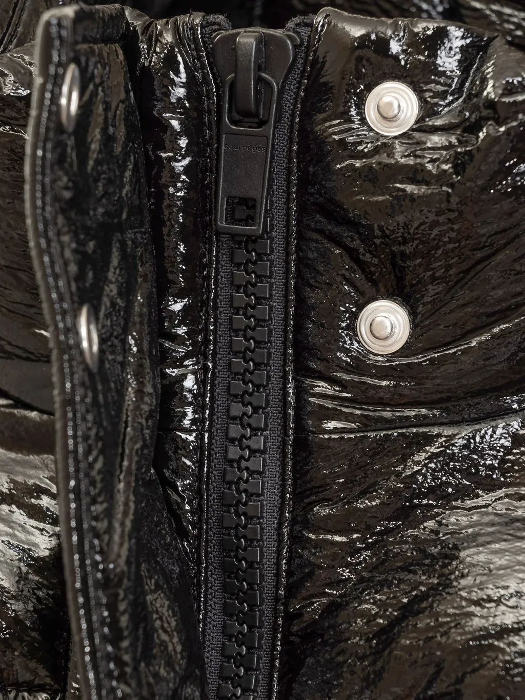 Cropped High Neck Puffer Jacket