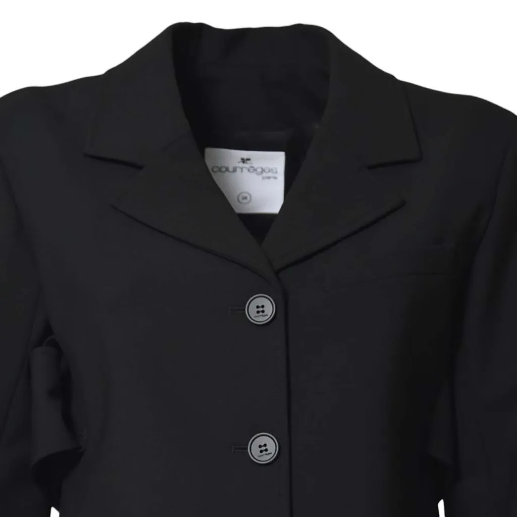 Single-Breasted Tailored Jacket