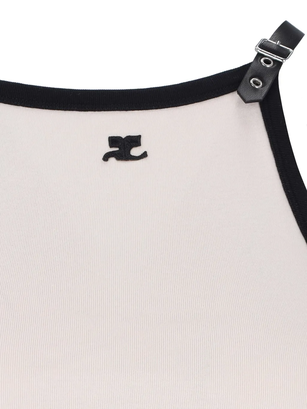 Buckle Contrast Tank Top
