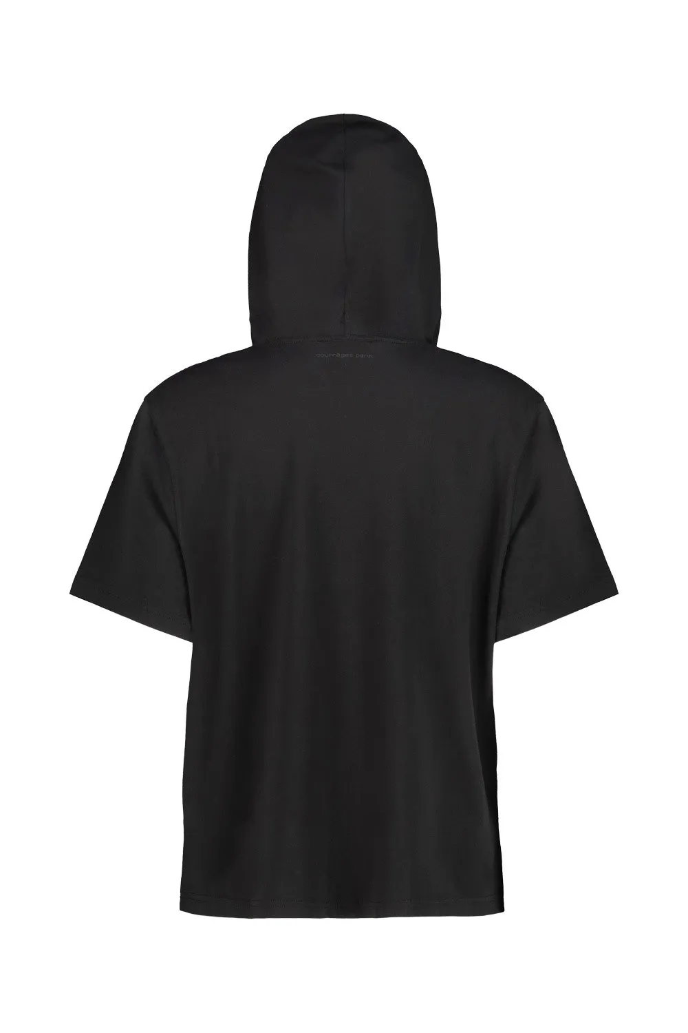 Logo Embroidered Hooded T-Shirt