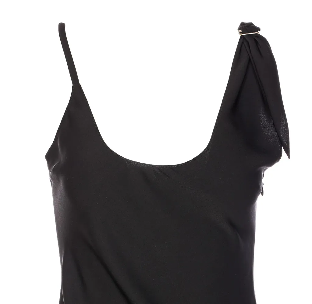 Knot Sleeveless Mini Dress