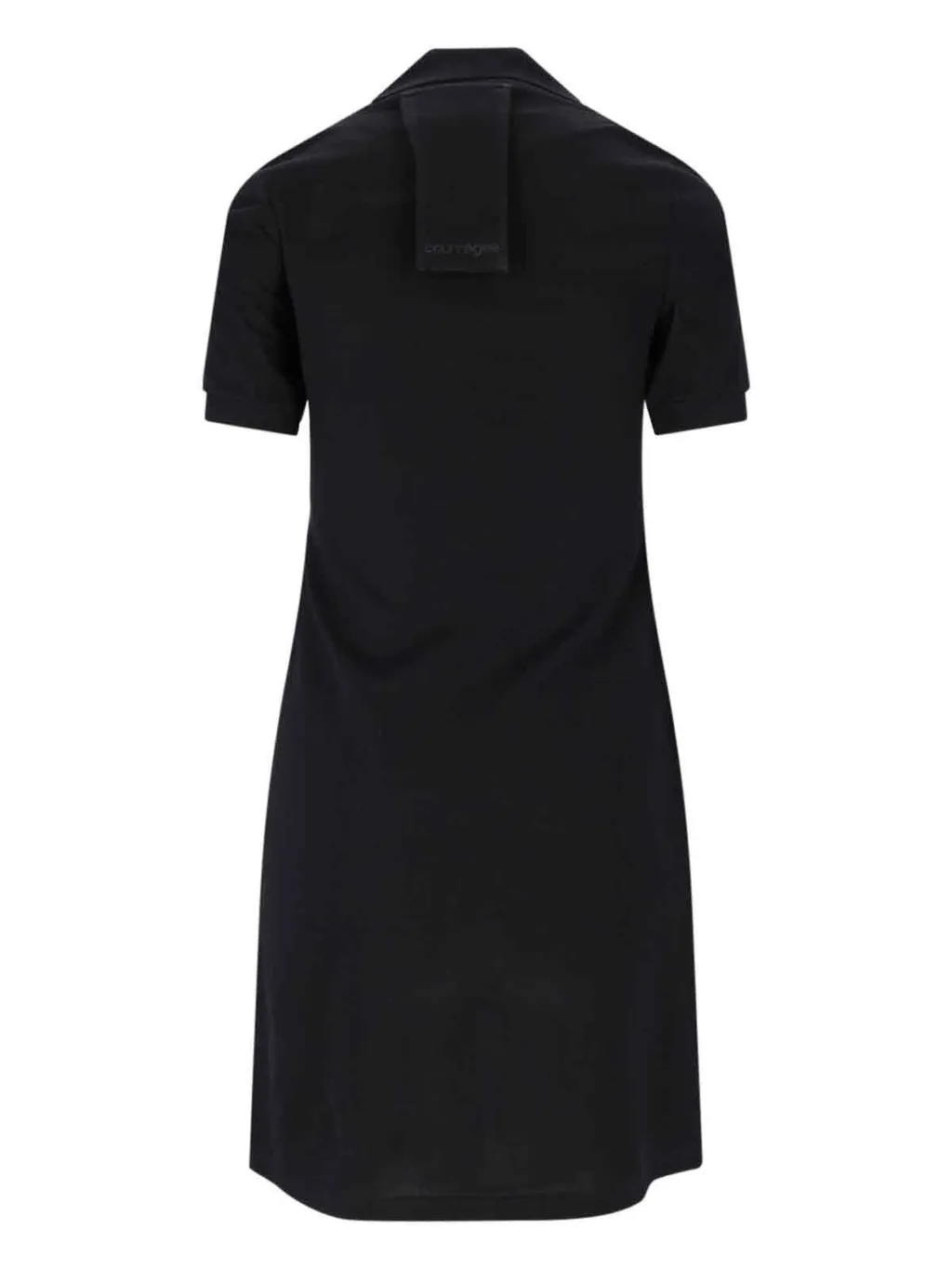Short-Sleeved Polo Mini Dress