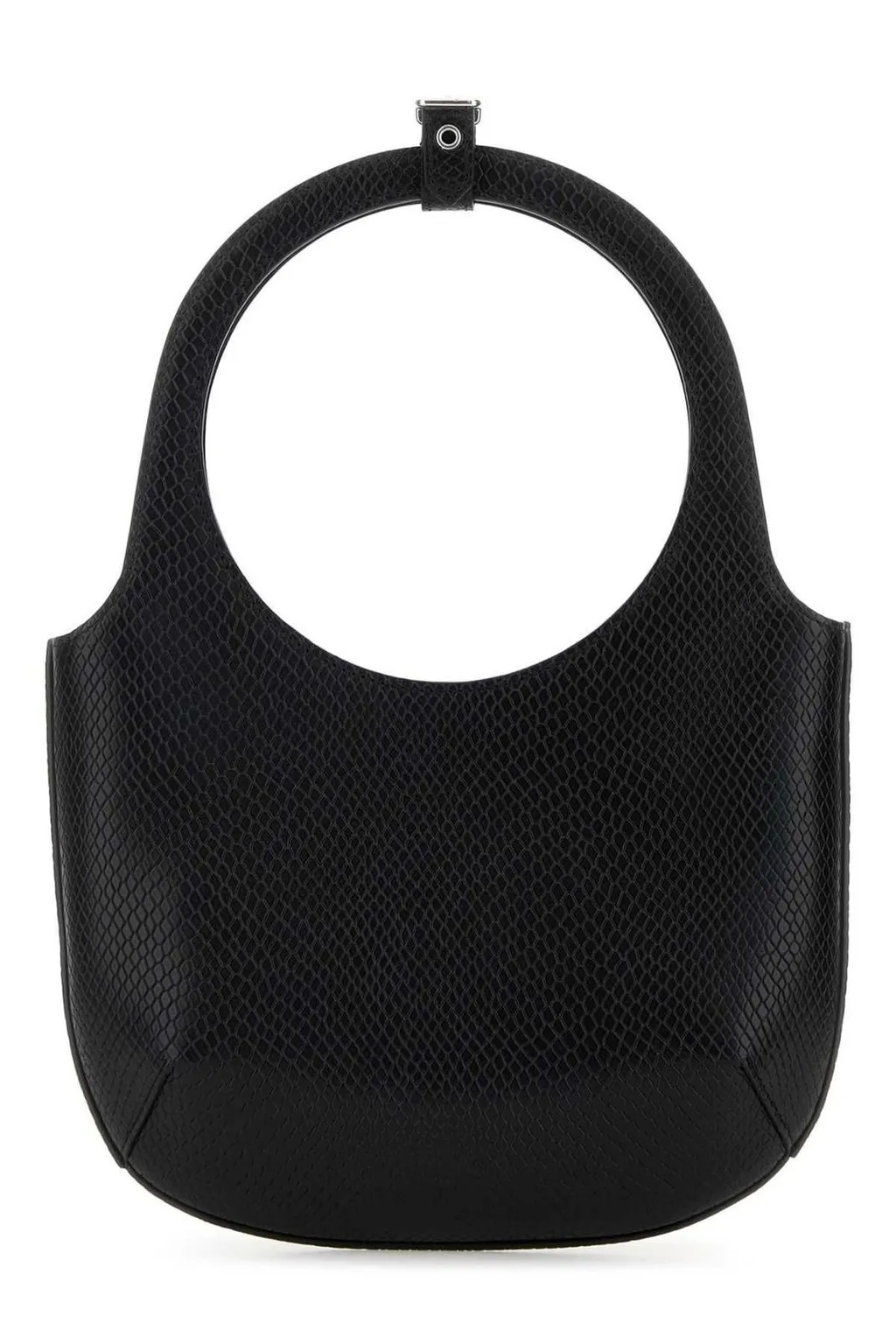 Embossed Top Handle Handbag