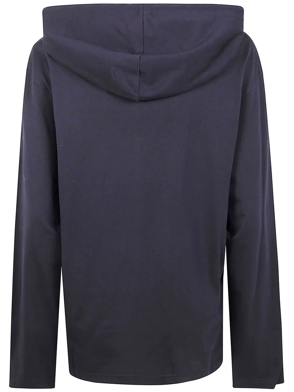 Logo Embroidered Drawstring Hoodie