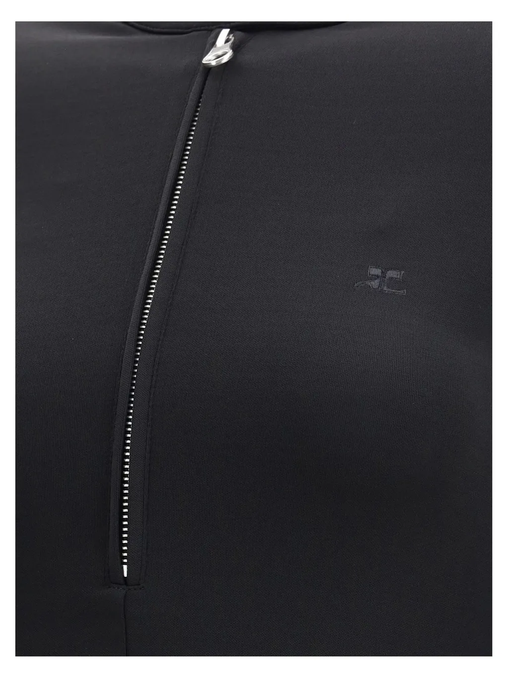 Biker Crepe Jersey Zipped Dress
