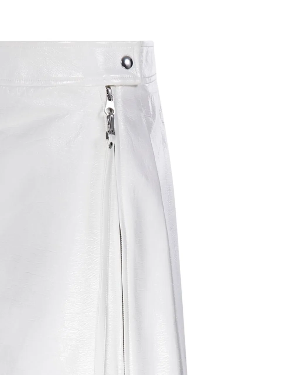 Zipped Midi Skirt