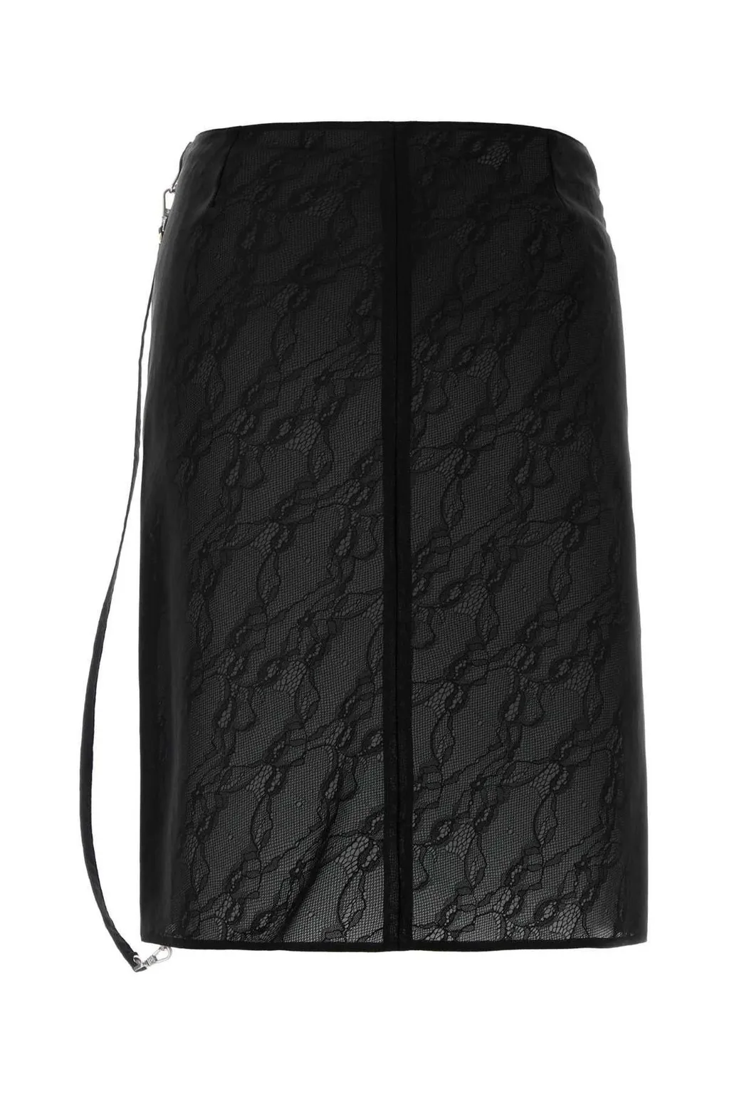 Zipped Lace Skirt