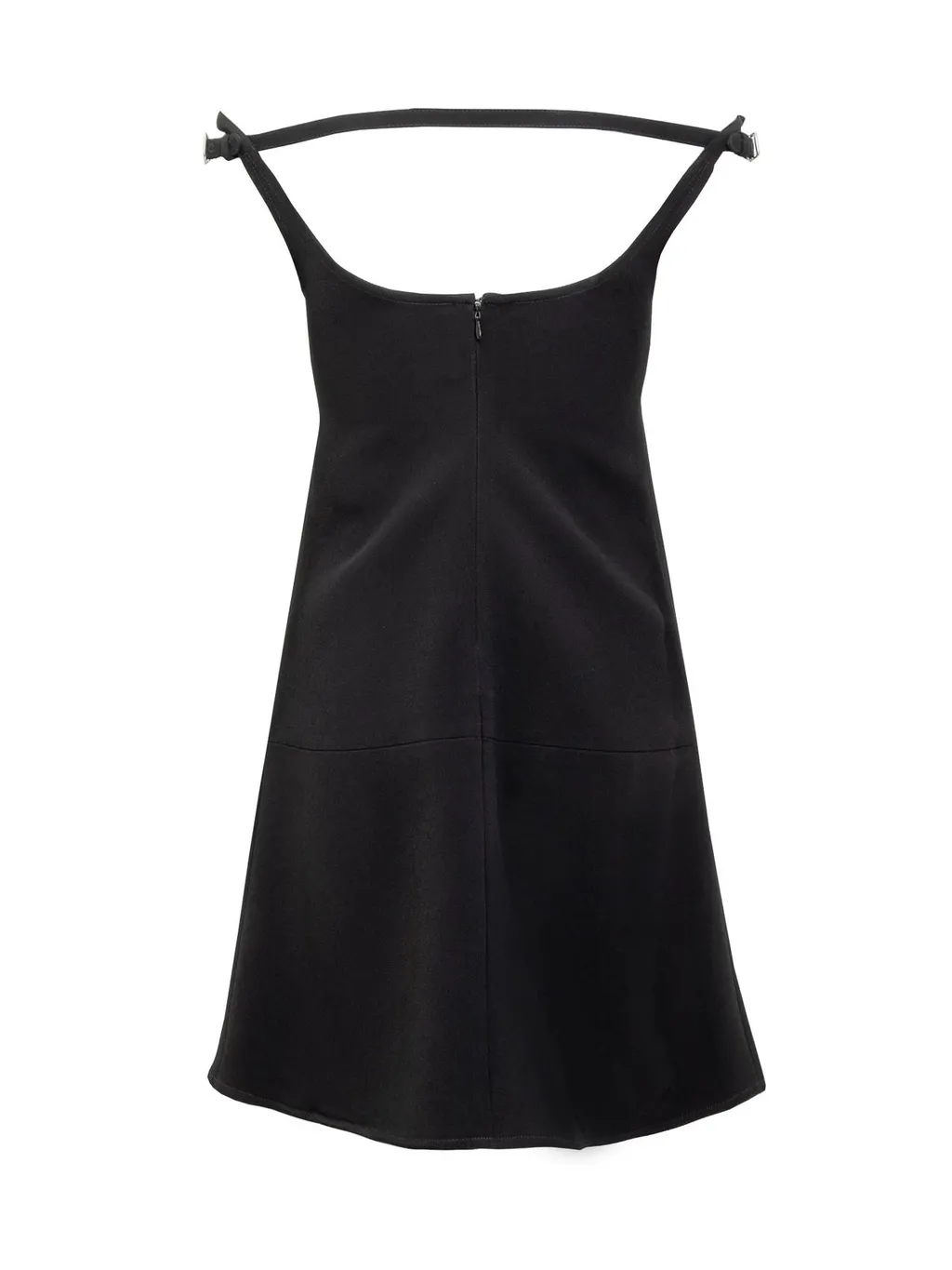 Ellipse Crepe Bustier Mini Dress