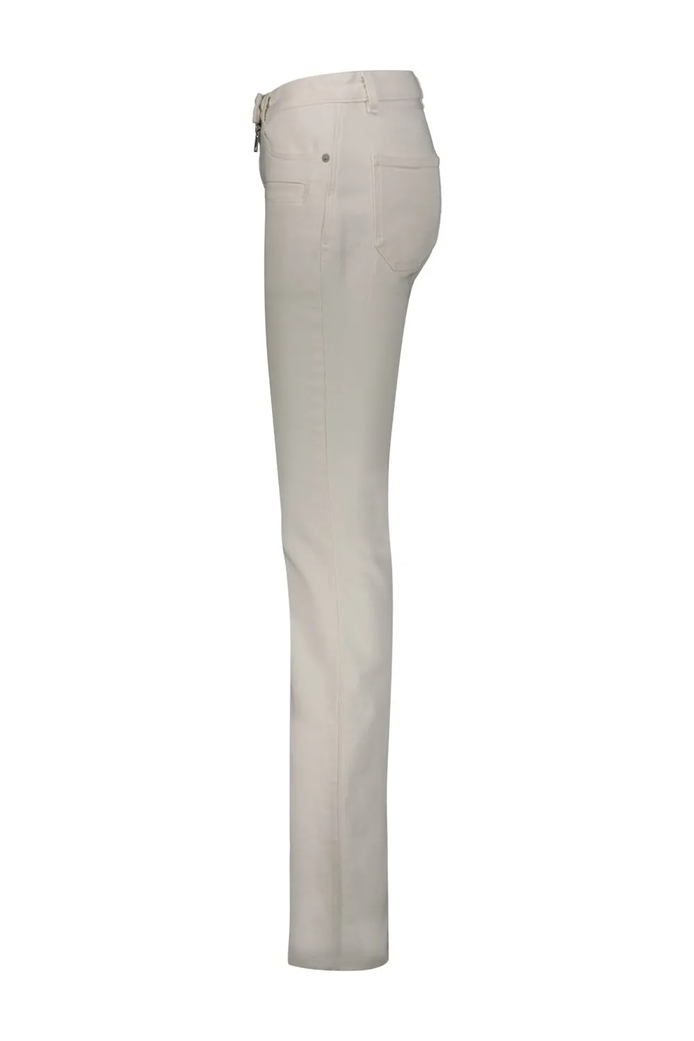 Zip Detailed Flared Bootcut Jeans