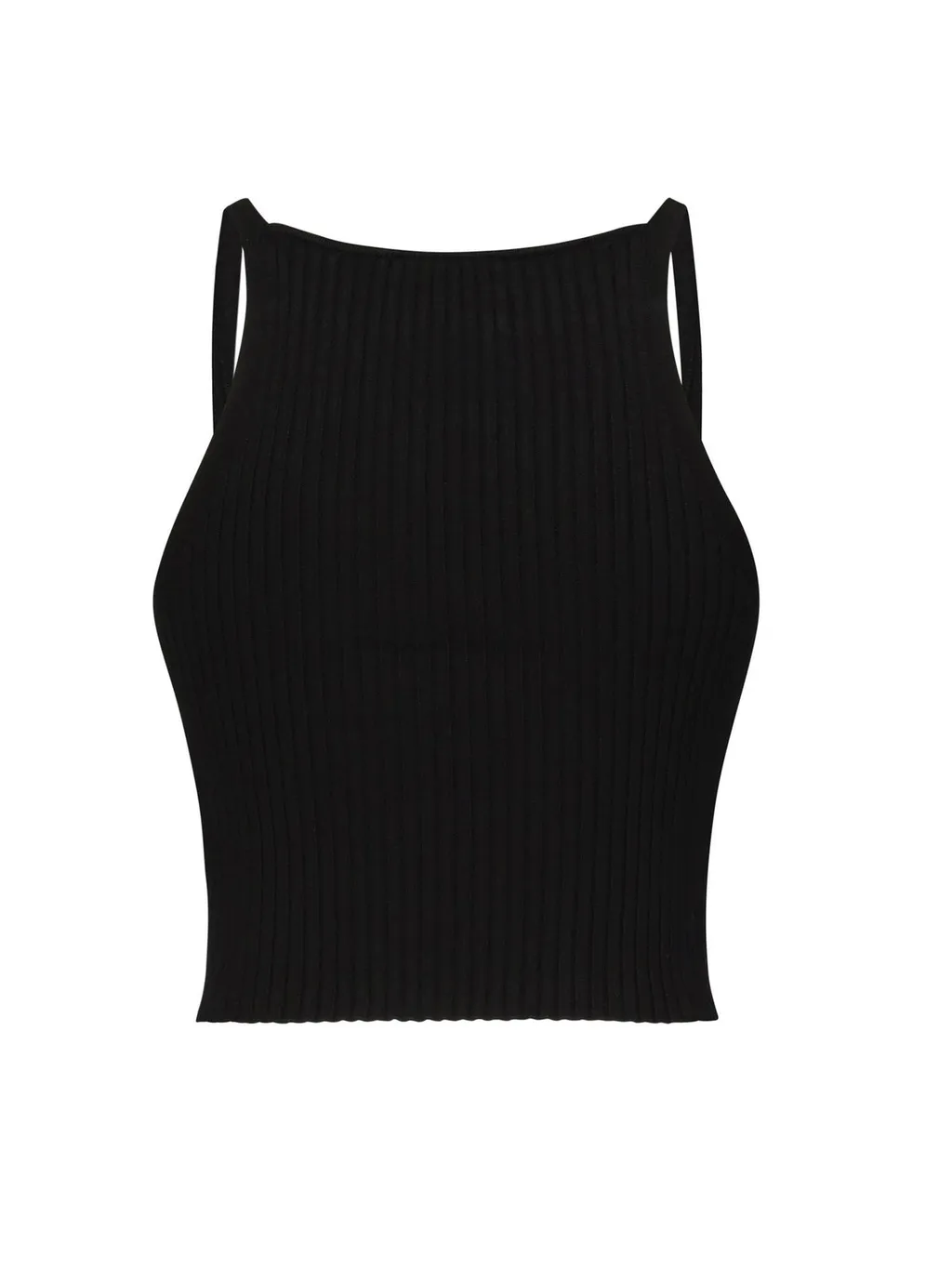 Logo Embroidered Knitted Top