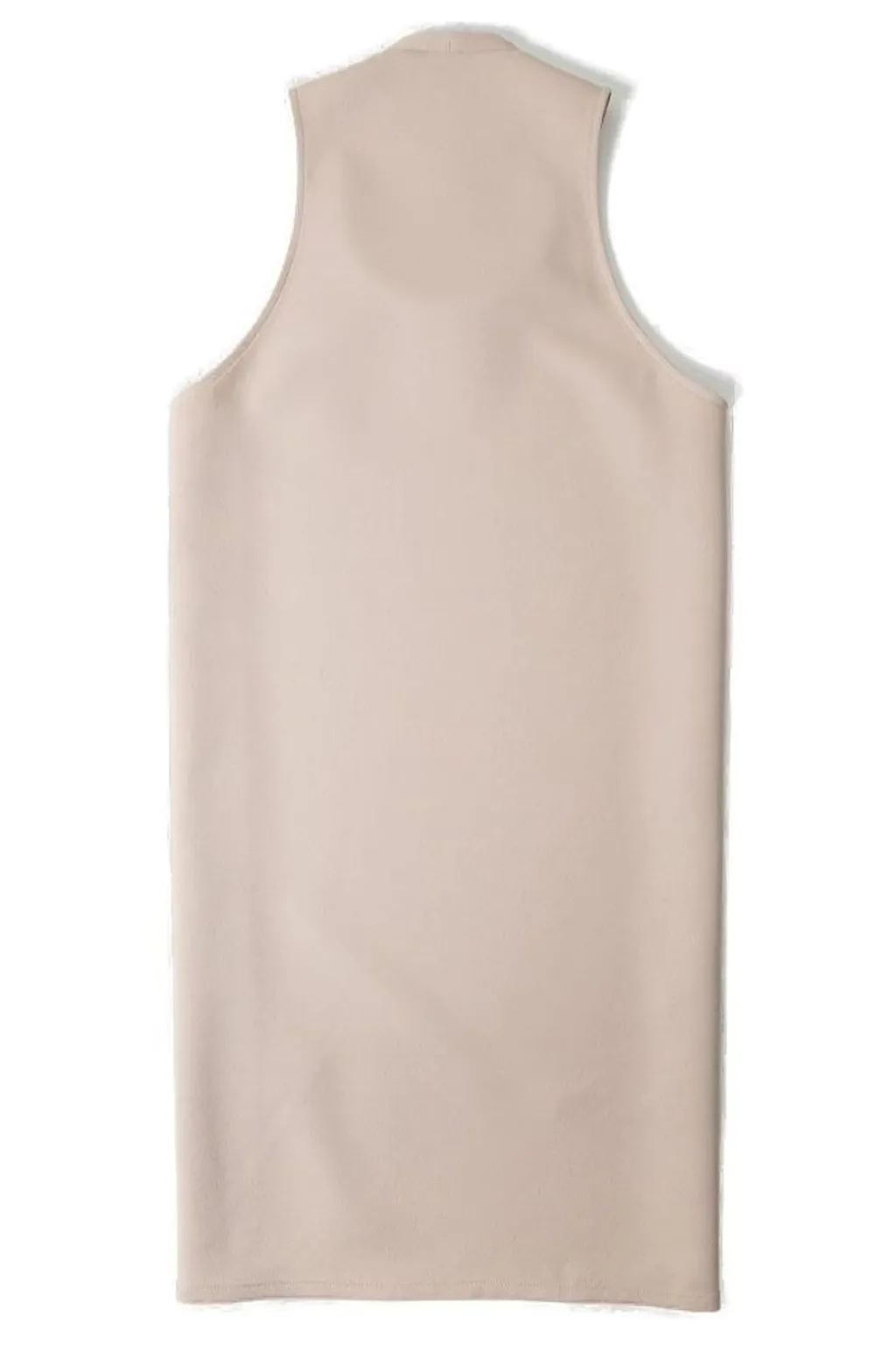 Logo Embroidered Sleeveless Robe