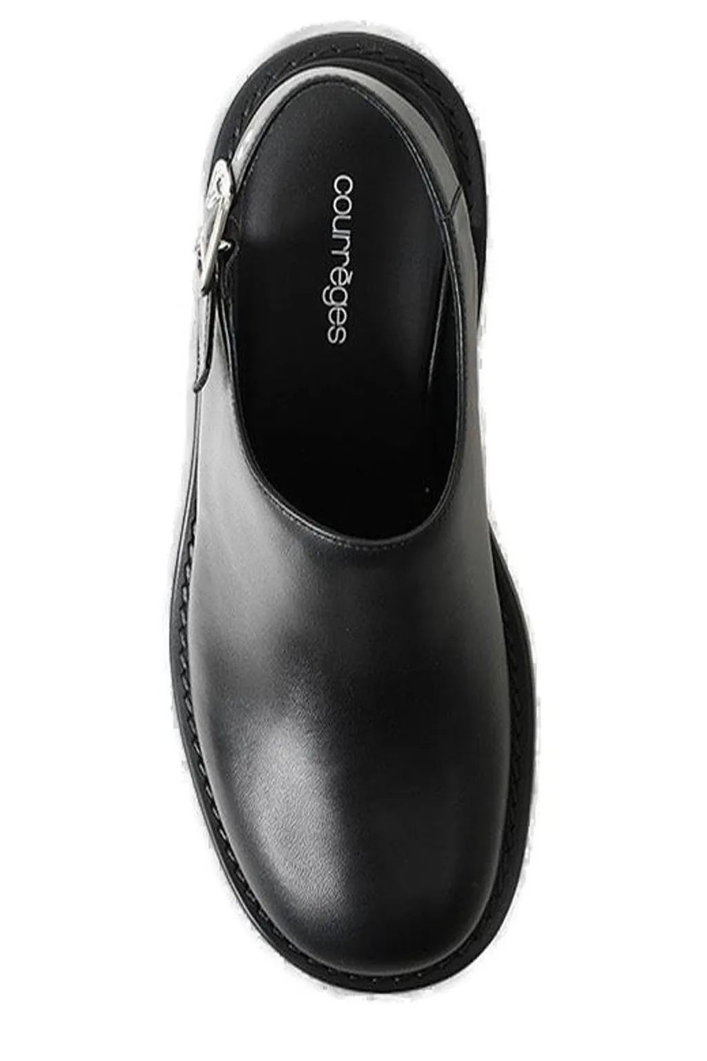 Gogo Block Heeled Buckle Mules
