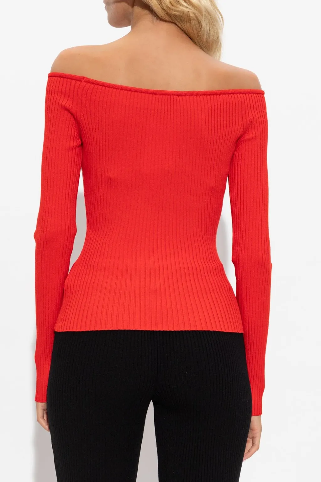 Ribbed Off-Shoulder Top
